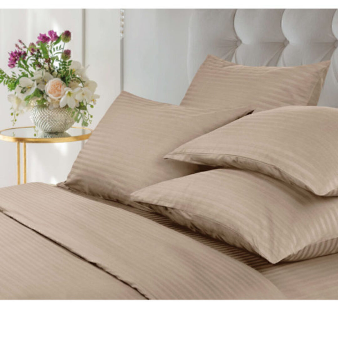 КПБ 2сп страйп-сатин (нав 50*70) Verossa Stripe <70079 Bronze>