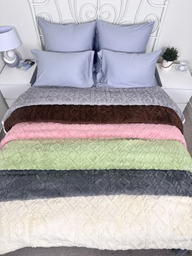 Плед велсофт духсторонний косичка СД