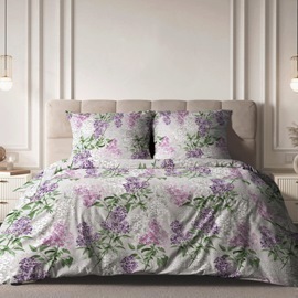 Пододеяльник 1,5сп (145*210) бязь Премиум Реноме<72225-1 Сирень> (арт.38/006)