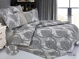 КПБ евро сатин-жаккард Satin Jacquard SG Клео <SG-112>