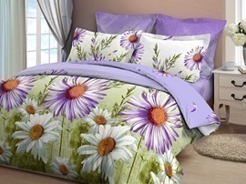 Бязь 220 наб 125гр/м2  Красная Талка<24168-1 Коллекционная гербера>