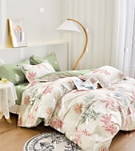 КПБ с простыней сатин Элеганс Viola